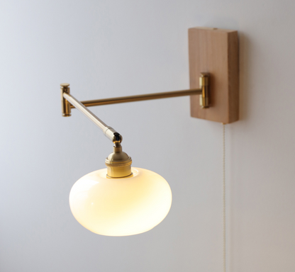 Retro Swivel Wall Lamp Japanese Bed Head