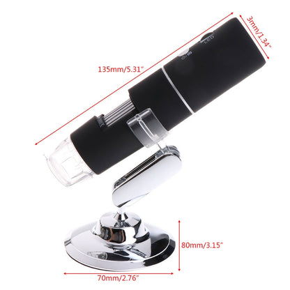 Teléfono con cámara y lupa para microscopio