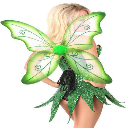 Christmas Halloween Costume Cosplay Cosplay Dress Fairy Wings