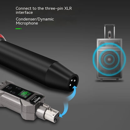 Convertisseur de microphone à bobine mobile, microphone filaire vers récepteur de transmission sans fil