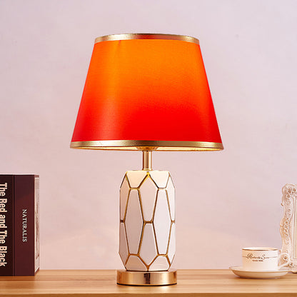 Touch American Ceramic Table Lamp In Bedroom