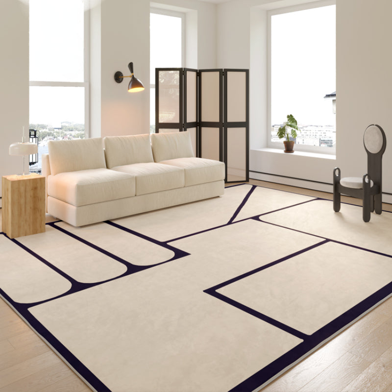 Tapis de salon français moderne et léger, luxe