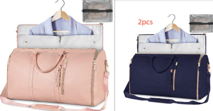 Bolso de viaje de gran capacidad, bolso de mujer, bolso plegable para traje, bolsos de ropa impermeables