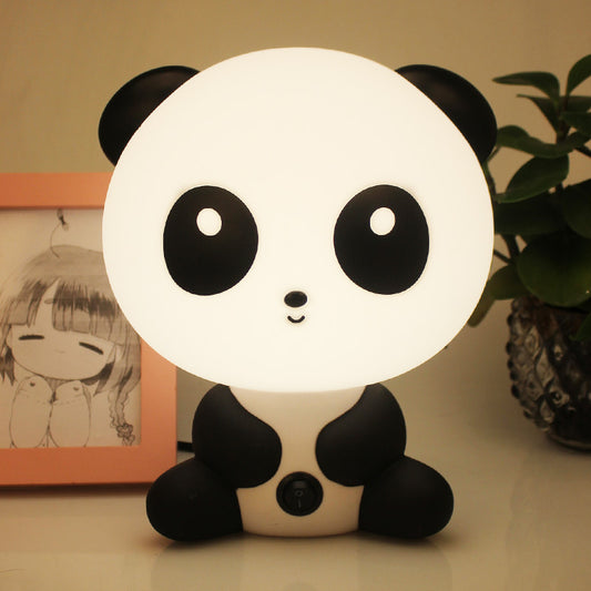 Creative cartoon table lamp eye protection night light