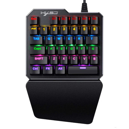 Mini teclado mecánico de una mano con 35 teclas