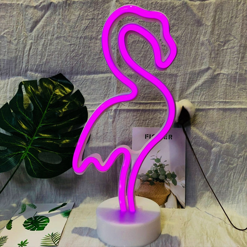 LED Flamingo Light