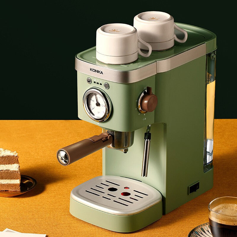 Vapor de extracción de máquina de café semiautomática de estilo italiano para espuma de leche