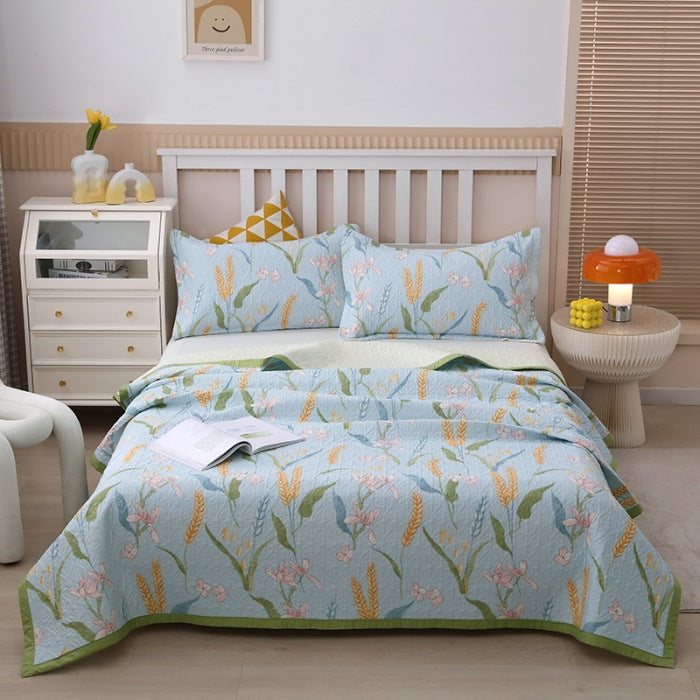 New Cotton Bed Cover Three-piece Set