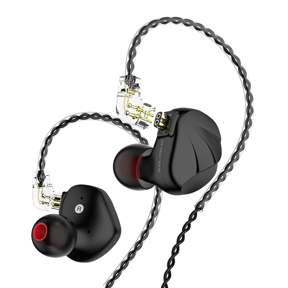 1DD+6BA Hybrid Metal In Ear Earphone