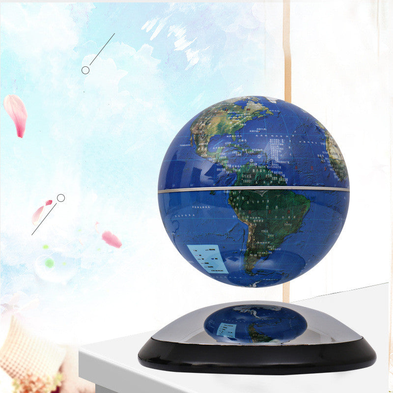 Magnetic Levitation Globe Rotation 6 Inch Mirror Base Office Ornaments Patent Manufacturers