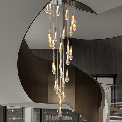 Modern Minimalist Creative Personality Staircase Chandelier