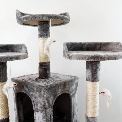 Large Cat Tree Cat Climbing Frame Integrated Jumping Platform Sisal Column