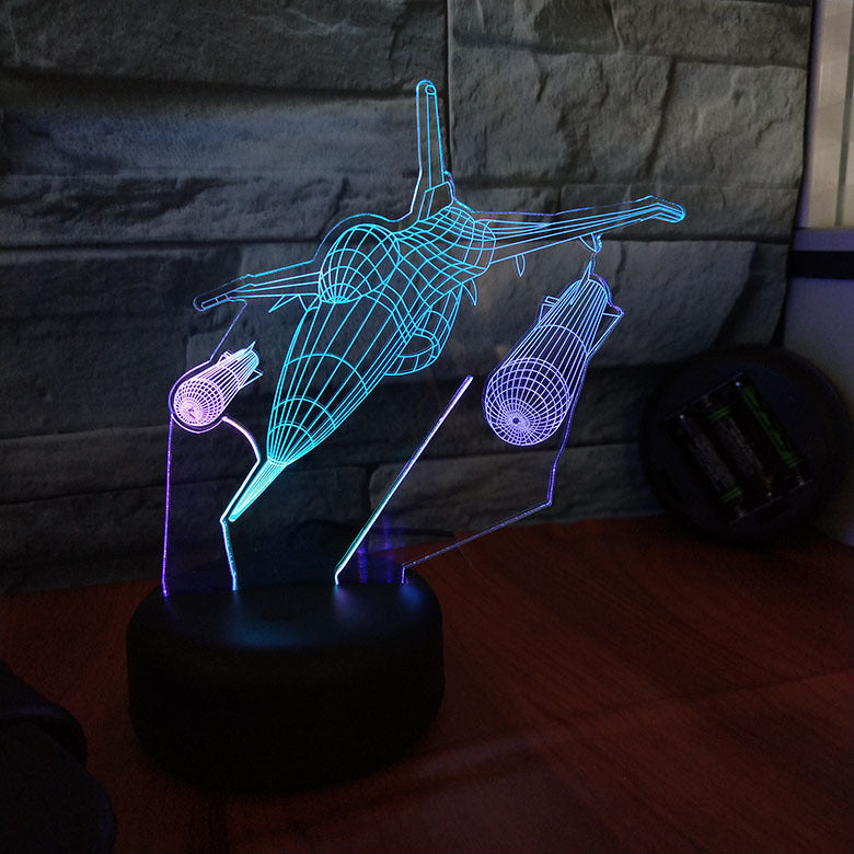 Lampe 3D F-16