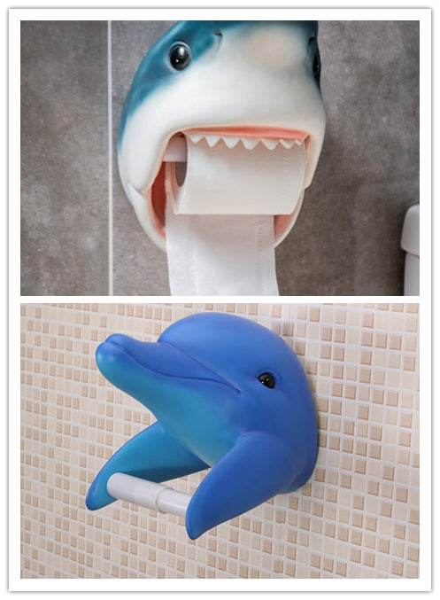 Creative shark tissue holder