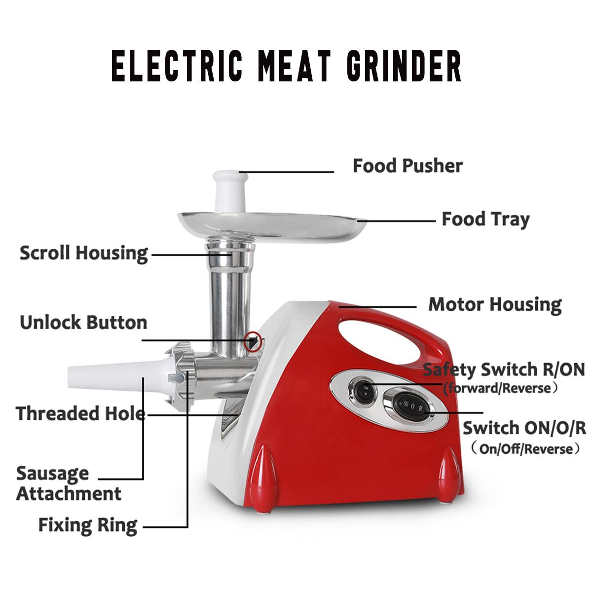 Hachoir à viande électrique multifonction