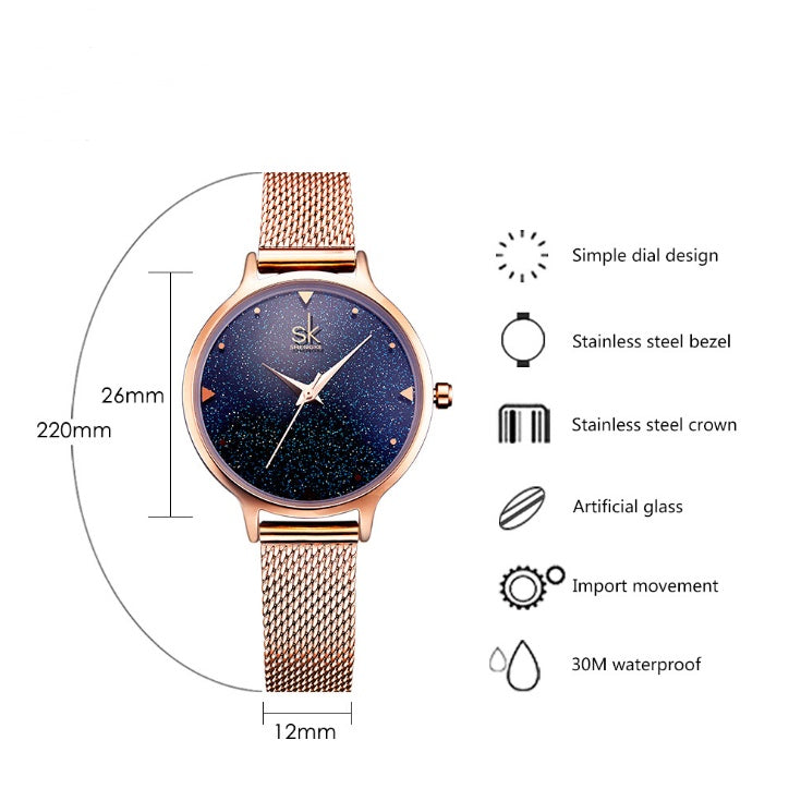 Quartz watch waterproof watch