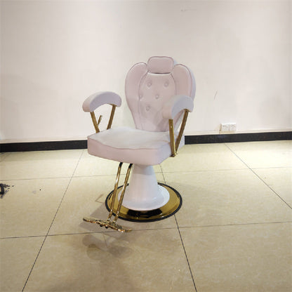 Stainless Steel Lifting Chair For Hair Salon