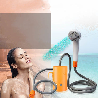 Outdoor Water Pumping Portable Shower