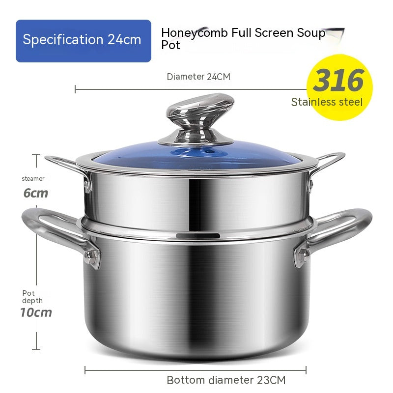 Stainless Steel Soup Pot Non-stick