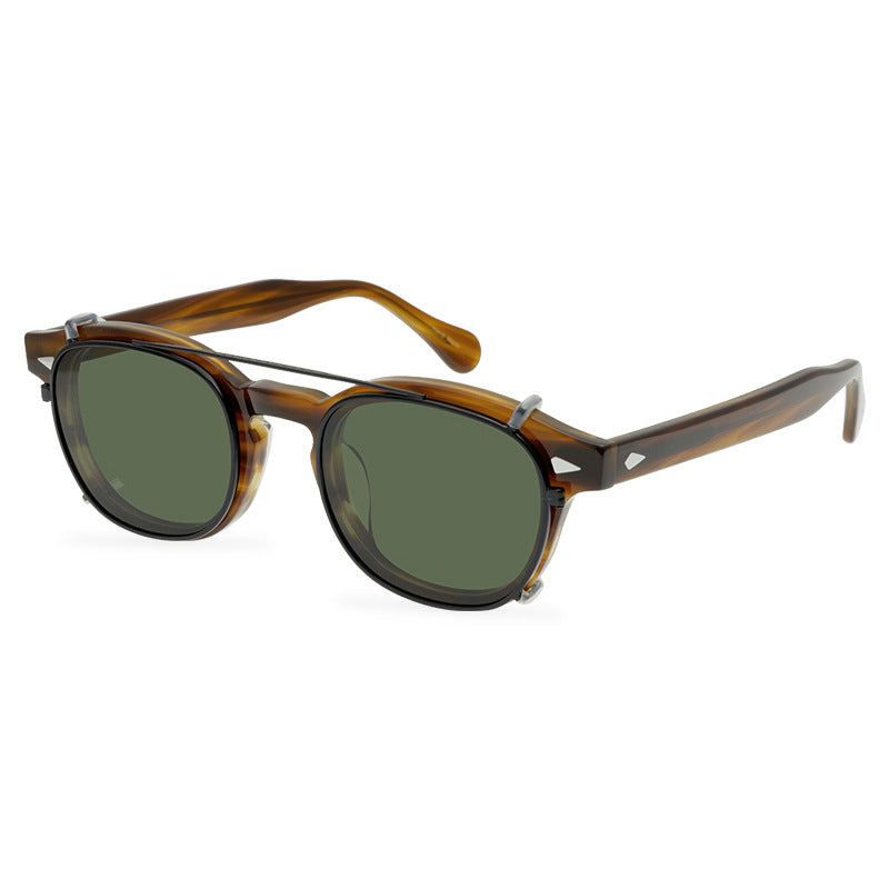 Classic American Vintage Clip Sunglasses