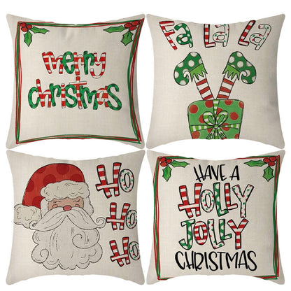 Home Decoration Printing Christmas Pillow Cover