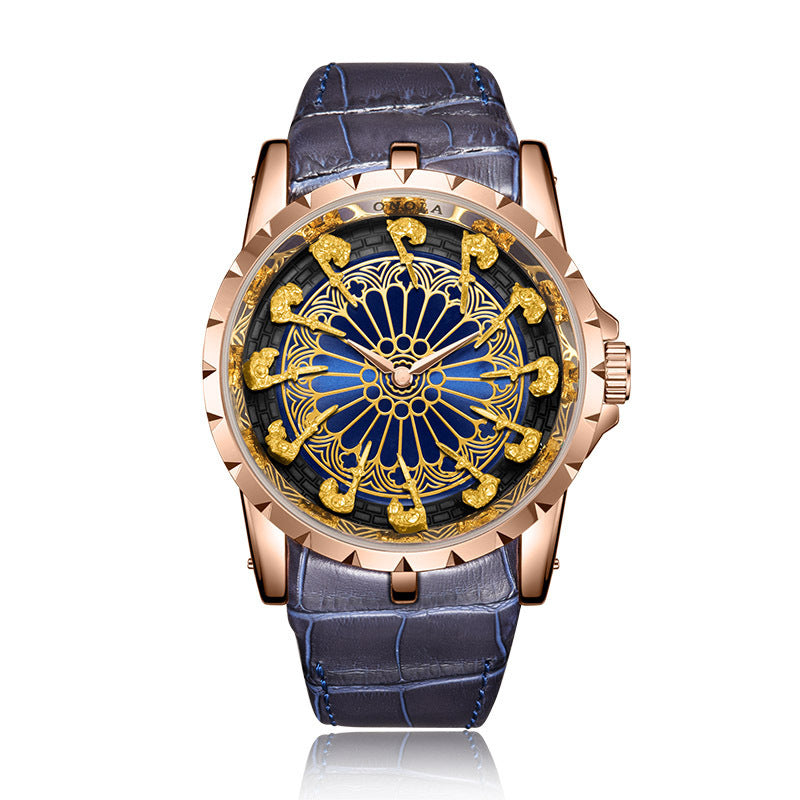 ONOLA Round Table Knights Unique Quartz Men's Watch