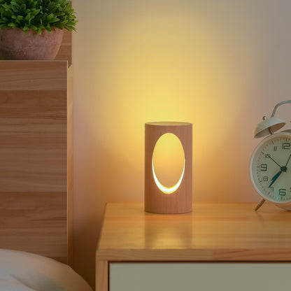 Lampe de lecture LED en bois massif