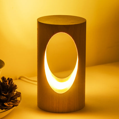 Lampe de lecture LED en bois massif