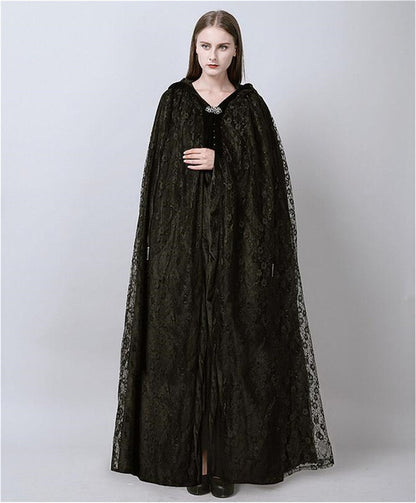 Halloween lace net Cape