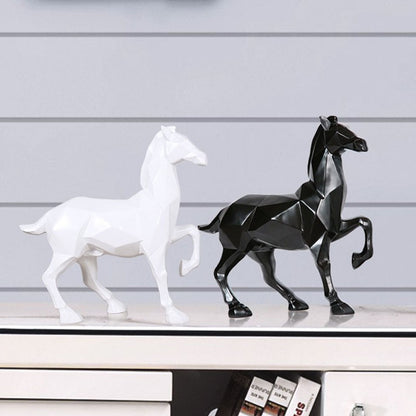 Décoration de bureau, ornement de cheval, artisanat en résine pour la maison