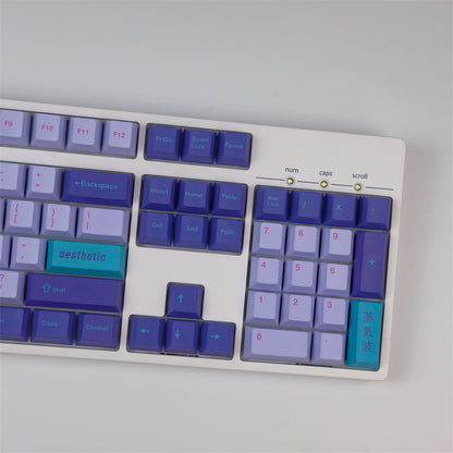 Teclado mecánico PBT Steam Wave Keycap