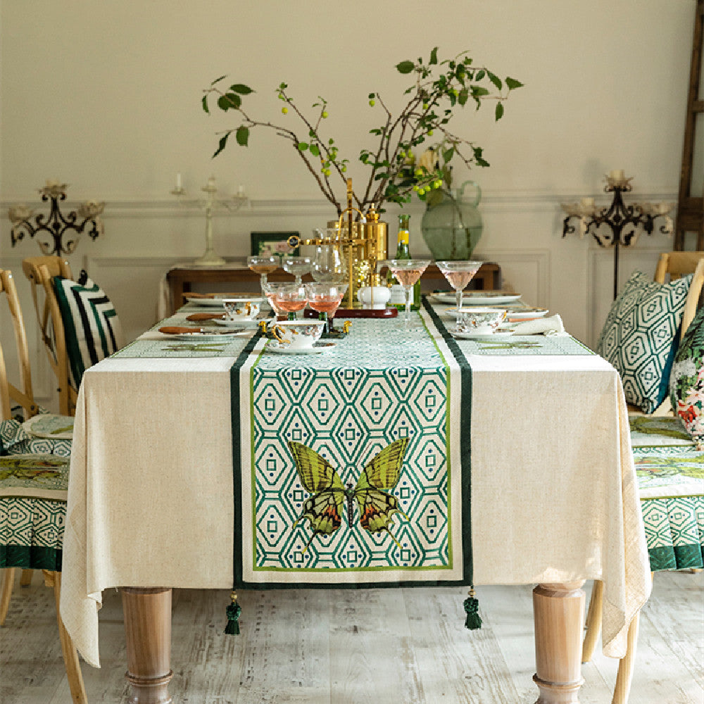 Bandera de mesa de mariposa cola de golondrina de la secta Crayon