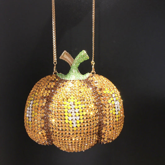 Bolso de mano New Pumpkin Diamond para mujer