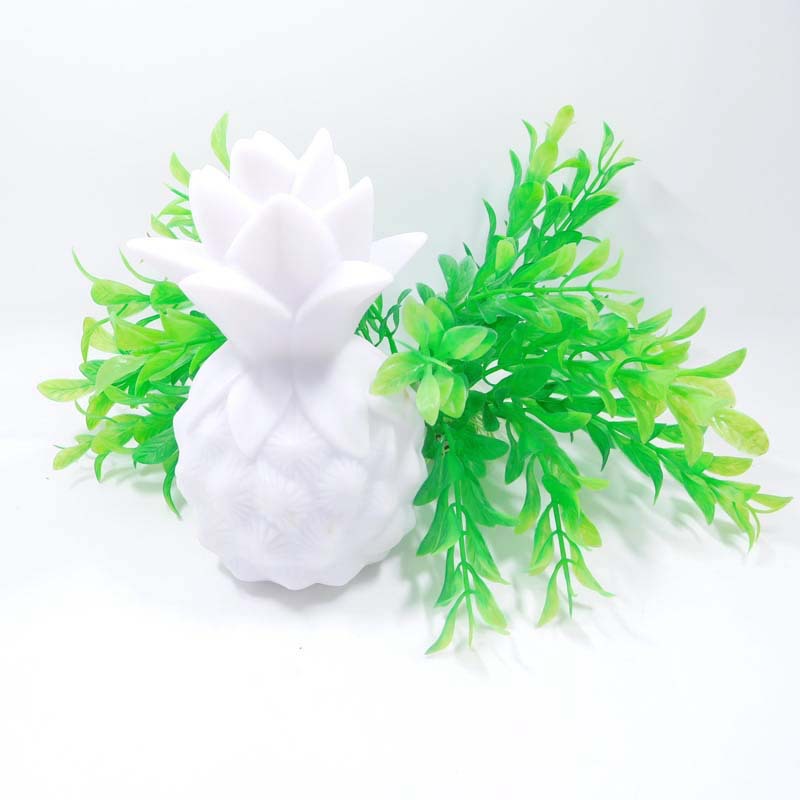 LED veilleuses ananas lampe en Silicone souple jouet cadeau lumière haute puissance lumineux bureau Table décor lampe de nuit