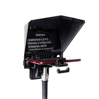 Portable small cell phone teleprompter