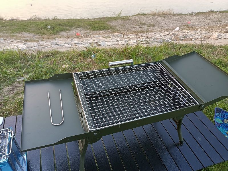 Outdoor Foldable Barbecue Rack Portable