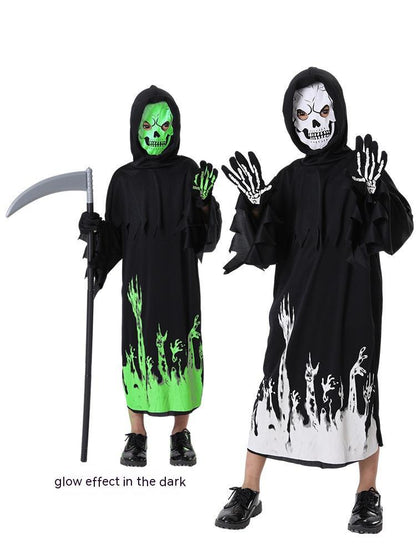 Costume de mort d'Halloween lumineux