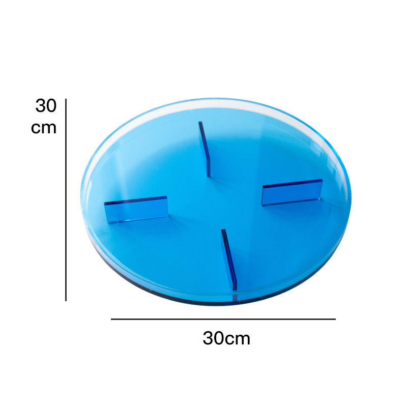 Simple Acrylic Color Round Tray Ins Home Living Room Coffee Table Water Cup Tray