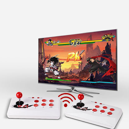 Consola de juegos con doble joystick inalámbrico HD, arcade de lucha