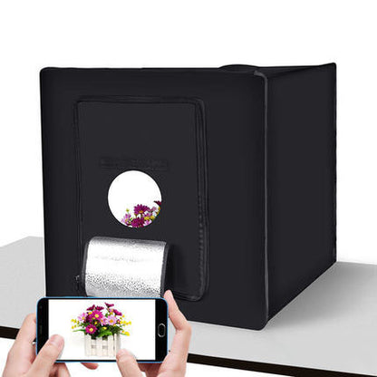 Estudio LED 60 cm Caja de luz LED traje de estudio pequeña caja de fotos LED