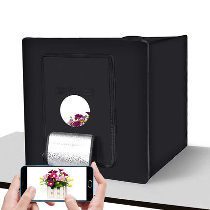 Estudio LED 60 cm Caja de luz LED traje de estudio pequeña caja de fotos LED