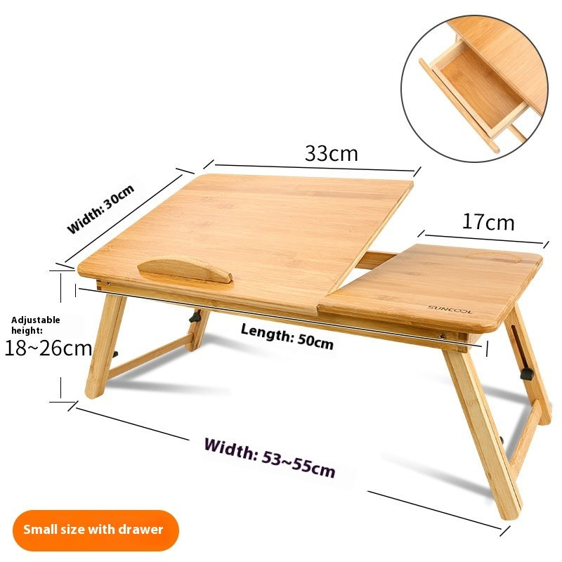 Support de table pliable pour ordinateur portable, utilisé sur le lit