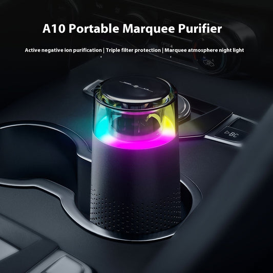 Nouveau Purificateur d'air de voiture maison bureau cheval lumière courante sauf purificateur de poussière