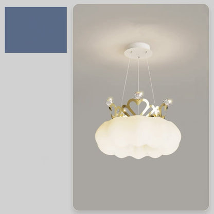 Minimal Personalized Cream Wind Chandelier