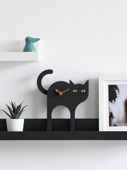 Cat Pendulum Clock Desktop Clock Table Clock Simple Japanese Style