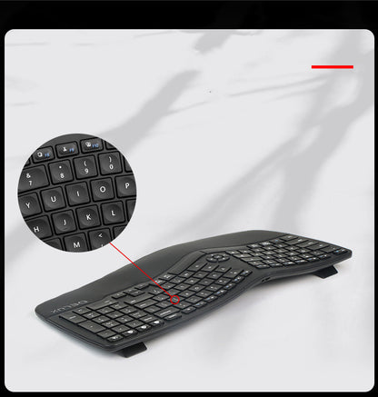 Colorful Gm902 Wireless Bluetooth Ergonomic Mute Scissor Foot Laptop Rechargeable 104 Keyboard