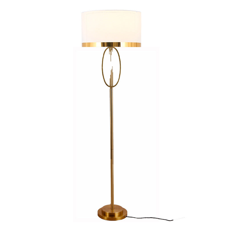 Luxury Postmodern Metal Style Creative Living Room Tea Table Study Floor Lamp