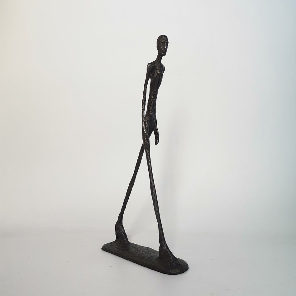 Giacometti – Sculpture minimaliste en Bronze, mobilier de luxe léger, décoration de salon d'hôtel