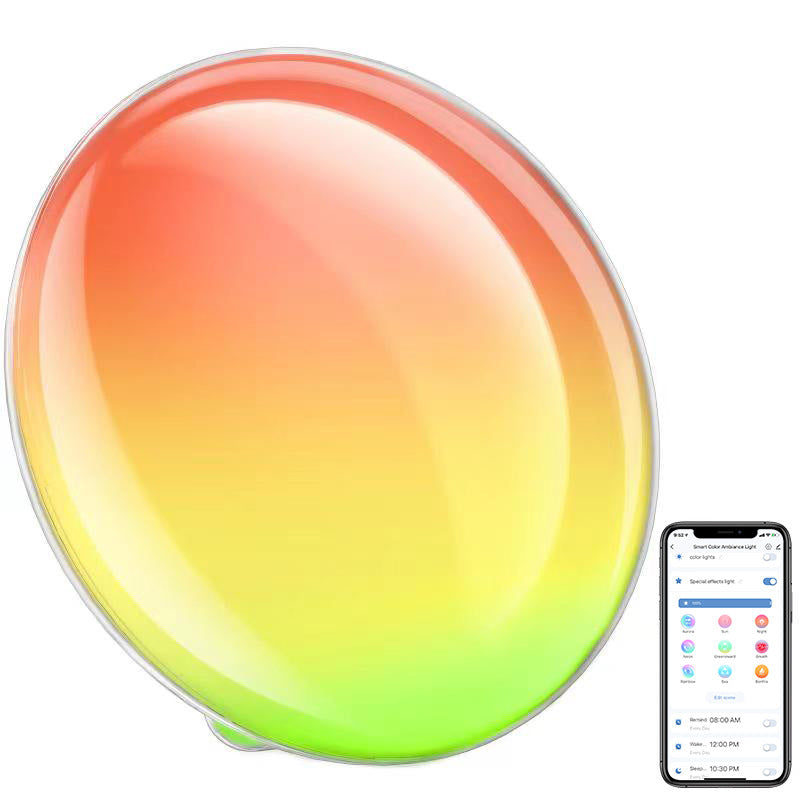 Lámpara LED de ambiente de color, lámpara de mesa colorida para interiores, luz nocturna