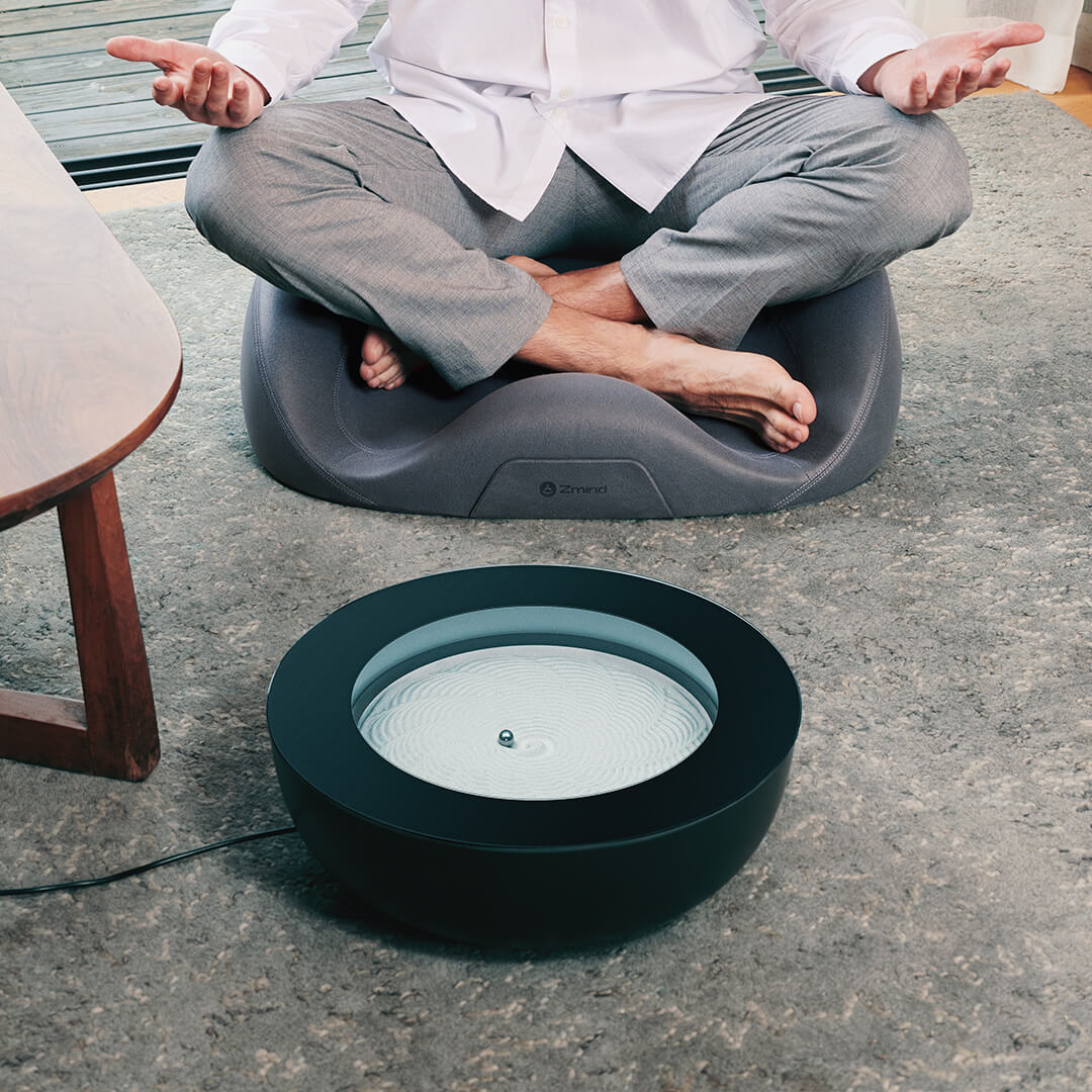 Chaîne écologique Méditation Zmind Méditation sur table de sable